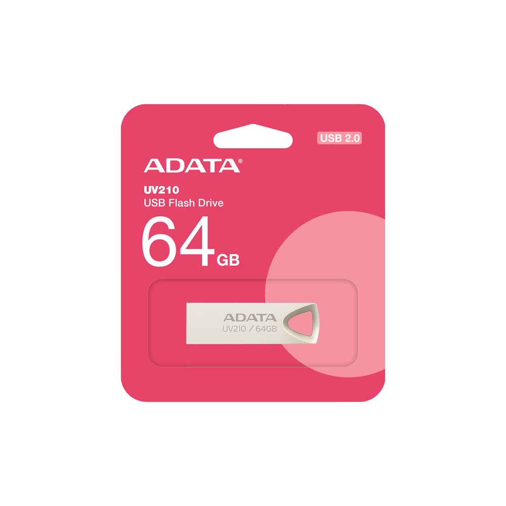 Memoria USB ADATA UV210 64GB Metálica